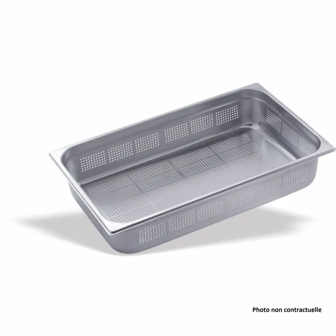 Bac Gastro Inox GN 1/1 Perforé - P 65 mm - Pujadas