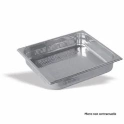 Bac Gastro Inox GN 2/3 Perforé - P 100 mm - Pujadas