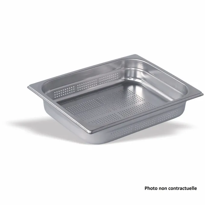 Bac Gastro Inox GN 1/2 Perforé - P 100 mm - Pujadas