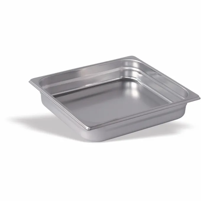 Bac Gastro Inox GN 2/3 - P 65 mm - Lot de 6 - Pujadas