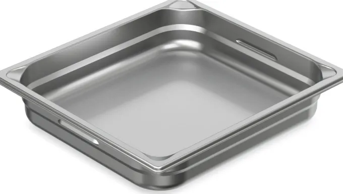 Bac Gastro Inox GN 2/3 - P 100 mm - Lot de 6 - Pujadas
