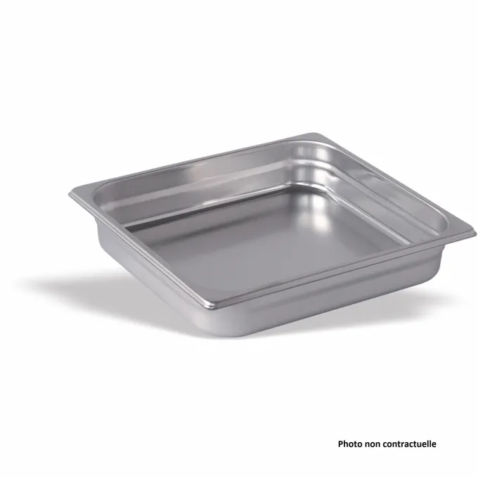 Bac Gastro Inox GN 2/3 - P 200 mm - Lot de 6 - Pujadas