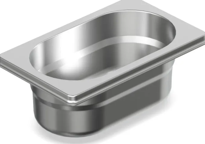 Bac Gastro Inox GN 1/9 - P 65 mm - Pujadas