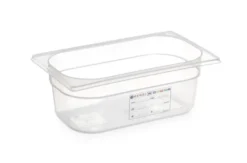 Bac Gastronorme GN 1/4 4L Transparent 265x162x(P)150 mm - Hendi