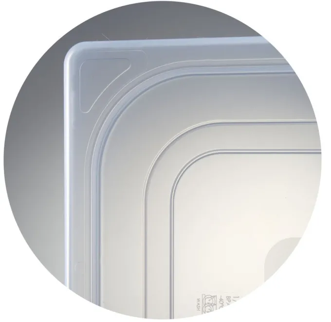 Bac Gastronorme Profi Line GN 1/2 6,5L Transparent 325x265x(P)100 mm - Hendi