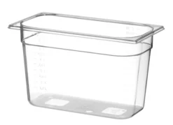 Bac Gastronorme Profi Line GN 1/3 7,8L Polycarbonate Transparent 325x176x(P)200 mm - Hendi