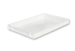 Bac Gerbable Parois et Fond Pleins pour Pate à Pizza 600x400x55 mm - L2G