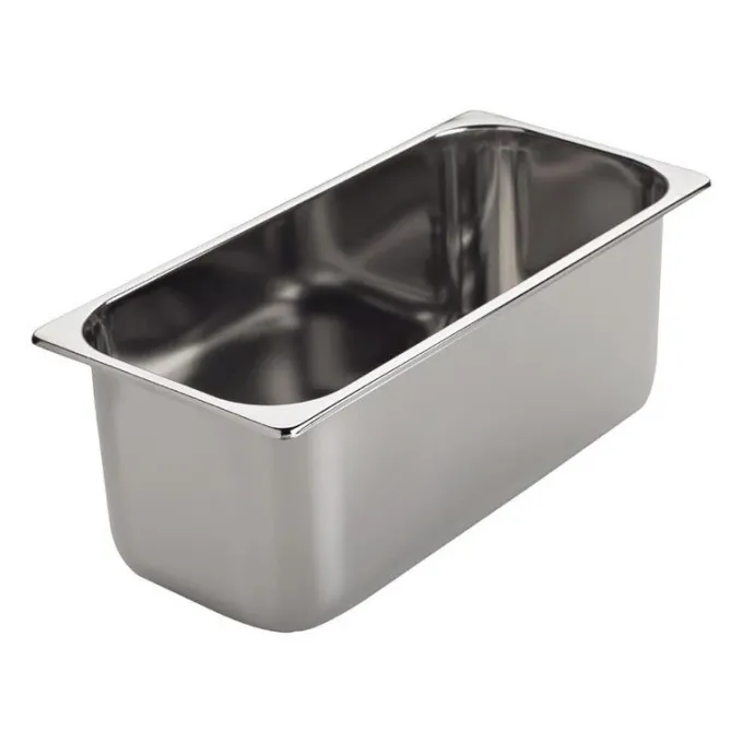 Bac à Glace en Acier Inoxydable 5 L - H 120 mm - Gastro M