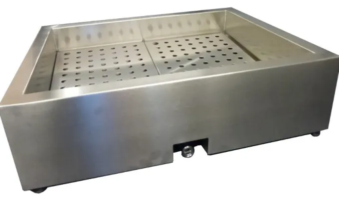 Bac à Glace Pilée Incliné 4/1GN - Combisteel