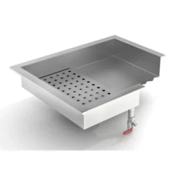 Bac à Glace Pilée Intégré 2/1GN - Combisteel