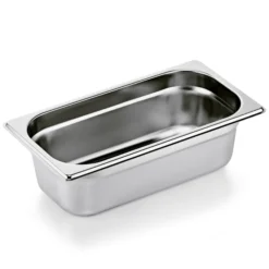 Bac GN 1/3 ECO en Acier au nickel-chrome 4 L P 100 mm Lot de 6 - Was Germany
