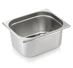 Bac GN 1/2 ECO en Acier au nickel-chrome 8,7 L P 150 mm Lot de 6 - Was Germany