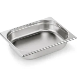 Bac GN 1/2 ECO en Acier au nickel-chrome 4 L P 65 mm Lot de 6 - Was Germany