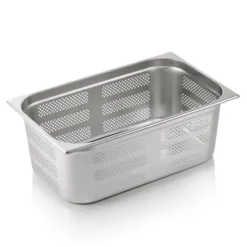 Bac GN 1/1 ECO Inox Perforé 2,5 L P 20 mm - Lot de 6 - Was Germany
