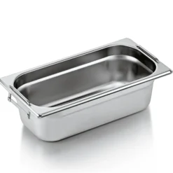 Bac GN 1/3 en Acier au nickel-chrome 4 L P 100 mm - Was Germany