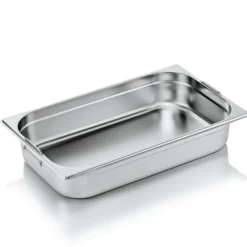 Bac GN 1/1 Inox avec Poignées Tombantes 13 L P 100 mm - Was Germany
