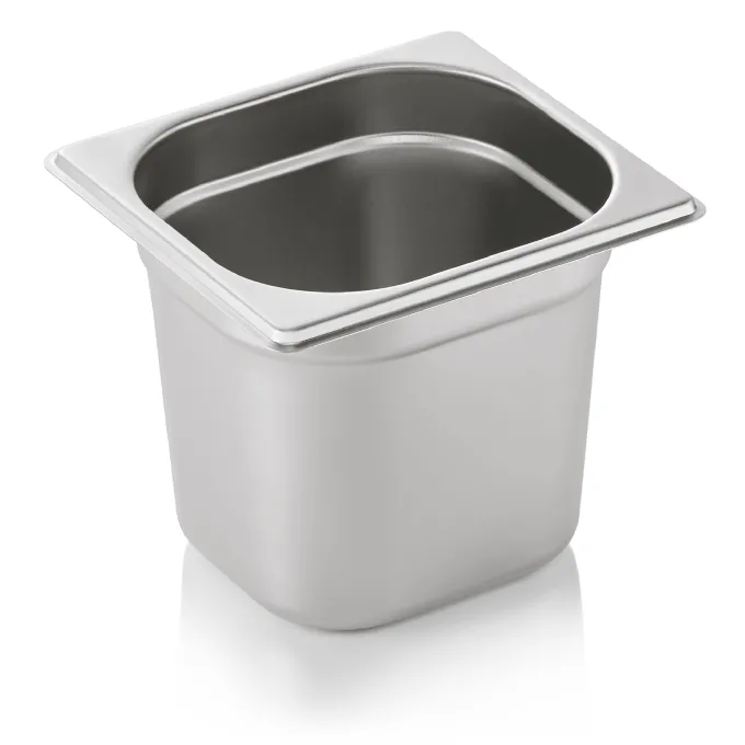 Bac GN 1/6 Inox 2,4 L P 150 mm - Was Germany