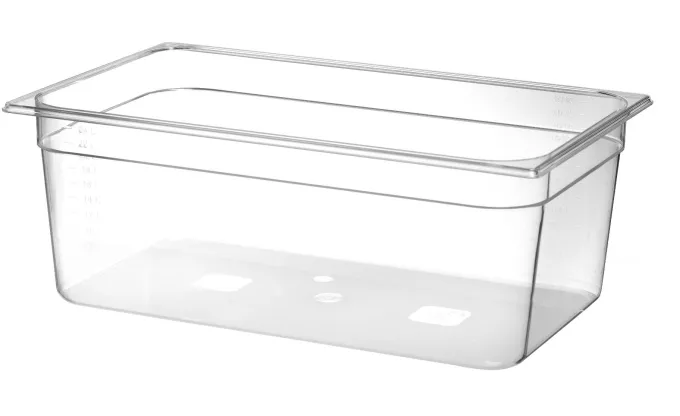 Bac GN 1/1 Profi Line 28L Polycarbonate Transparent 530x325x(P)200mm - Hendi