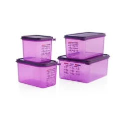 Bac Hermétique Violet Anti Allergénique 10 L GN 1/2 - Araven