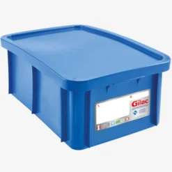 Bac 35 L Gilactiv® + couvercle - bleu - Gilac