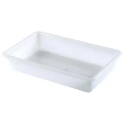 Bac Plat - 480X330XH80 mm - Blanc - Matériel CHR Pro