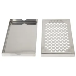 Bac récepteur en inox professionnel 305 x 152 mm - Beaumont