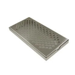 Bac récepteur en inox professionnel 305 x 152 mm - Beaumont