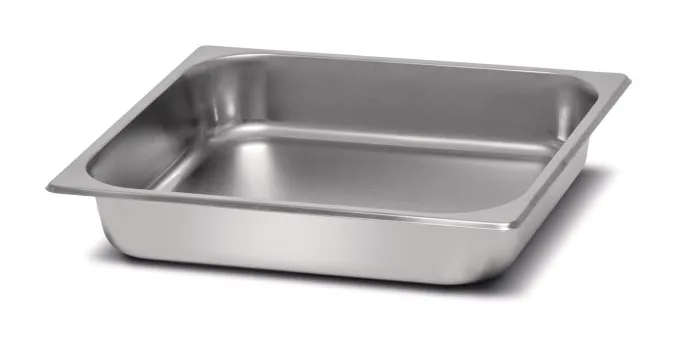 Bac rectangulaire en acier inoxydable pour Chafing Dish P390002 - Pujadas