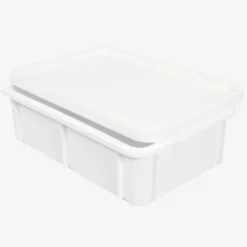 Bac rectangulaire 25 L - blanc - Gilac