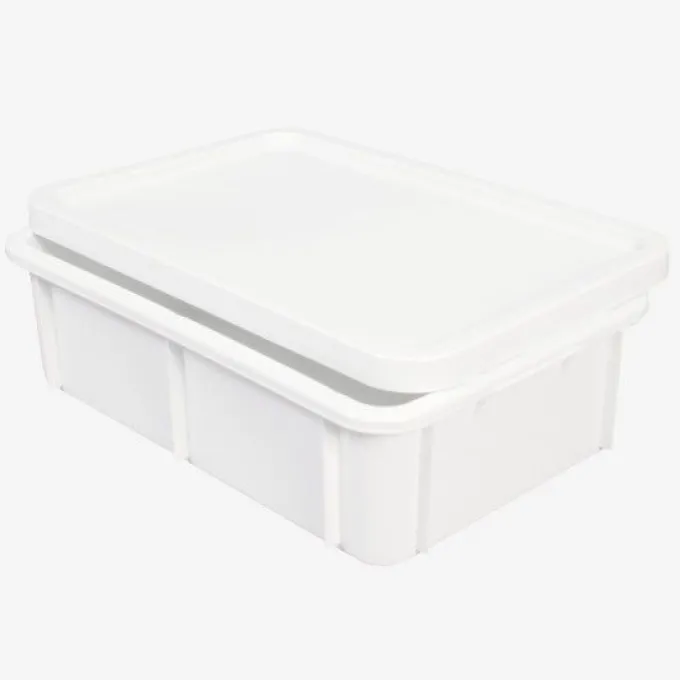 Bac rectangulaire 25 L - blanc - Gilac