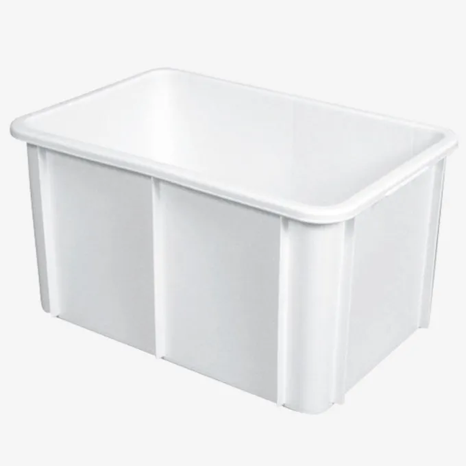 Bac rectangulaire 55 L - blanc - Gilac