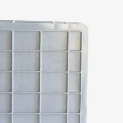 Bac renforcé empilable avec poignet 600 x 400 23 L - gris - Gilac