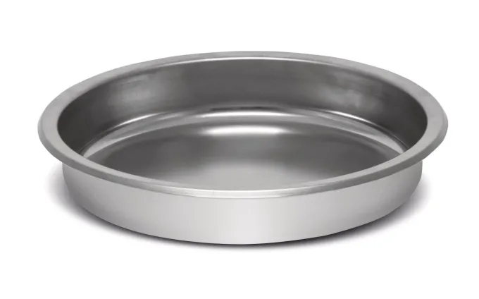 Bac Rond en Acier Inoxydable pour Chafing Dish - Pujadas
