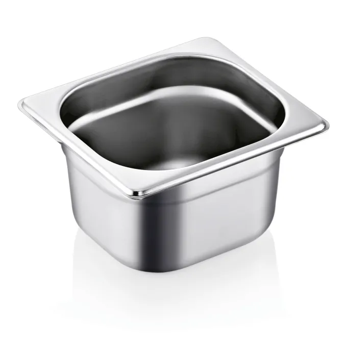 Bacs GN 1/9 en Acier Chrome 1,6 L P 100 mm - Was Germany