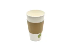 Bague isolante en carton pour gobelet de 360 / 480 ml - 1000 unités - Betik