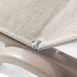 Bain de Soleil JAMAICA BEACH Taupe / Straw - Lot de 4 - Grosfillex