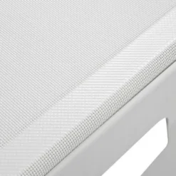 Bain de Soleil SUNSET Blanc / Blanc - Lot de 4 - Grosfillex