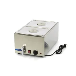 Bain Marie - avec Robinet - avec 2 x GN 1/2 Set - Électrique - Maxima