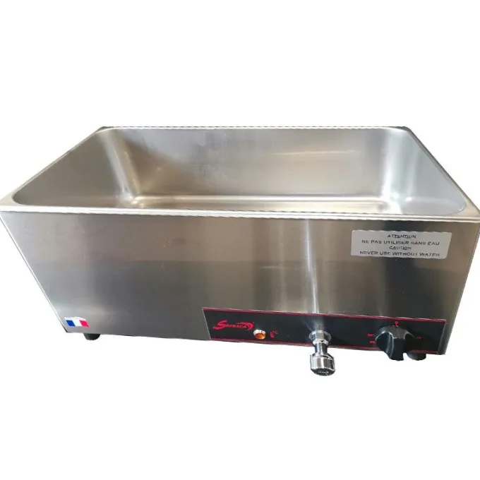 Bain-marie GN 1/1 avec vidange en largeur - Gamme CBS - 21 L - Sofraca