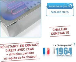 Bain-marie GN 1/1 avec vidange - Gamme Tradition - 21 L - Sofraca