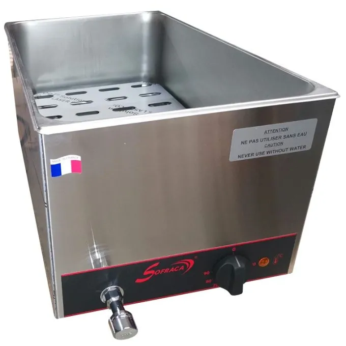 Bain-marie GN 1/1 avec vidange - Gamme Tradition - 21 L - Sofraca