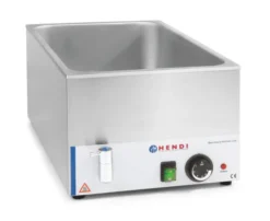 Bain-marie Kitchen Line avec robinet de vidange 230V/1200W 340x540x(H)250 mm - Hendi