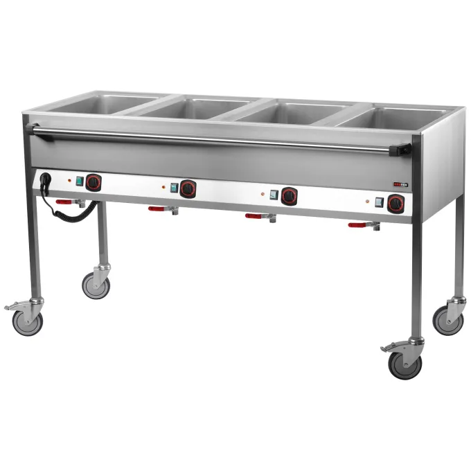 Bain marie électrique GN 4-1/1 commande sur le côté long VLPD 4120 - Redfox