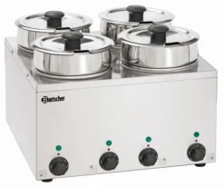 Bain Marie à Sauce Professionnel - 4 x 3,5 L - Bartscher