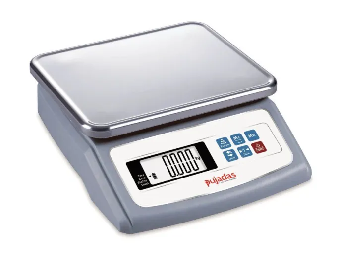 Balance Échelle Numérique avec Plaque 24x20 cm - 15kg - Pujadas