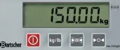 Balance Professionnelle Digitale - 150 kg Unité 50g - Bartscher