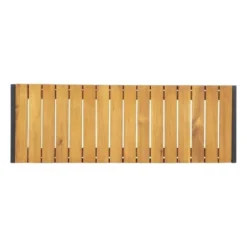 Banc - Acier & Bois d'Acacia - 1000 mm - Lot de 2 - Bolero