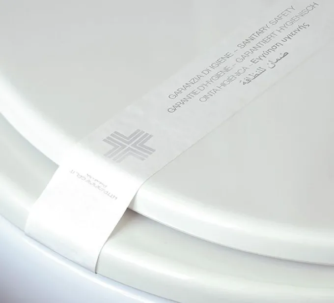 Bande wc en papier blanc 5x55 - Lot de 2 colis de 2000 - Gfl Spa