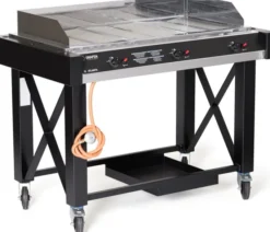 Barbecue à gaz Atlanta Noir 13kW 1285x770x(H)917 mm - Hendi