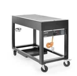 Barbecue à gaz Tampa Noir 10kW 1260x580x(H)900 mm - Hendi